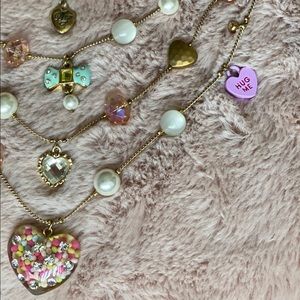 Betsey Johnson candy hearts necklace